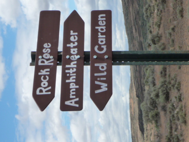 Pacific Lake Recreation Site - Lakeview Ranch — Trail sign on the Odessa Craters Trail