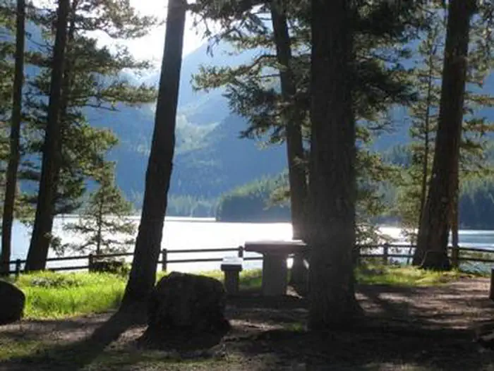 Holland Lake Picnic Site — HOLLAND LAKE CAMPGROUND, Site photo