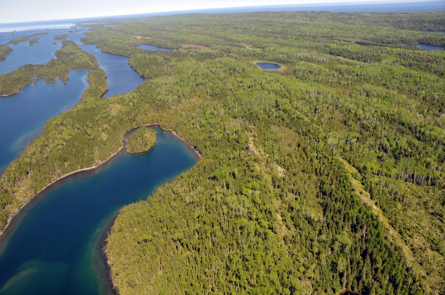 Pickerel Cove Campground — Aerial View of Herring Bay and Pickerel Cove