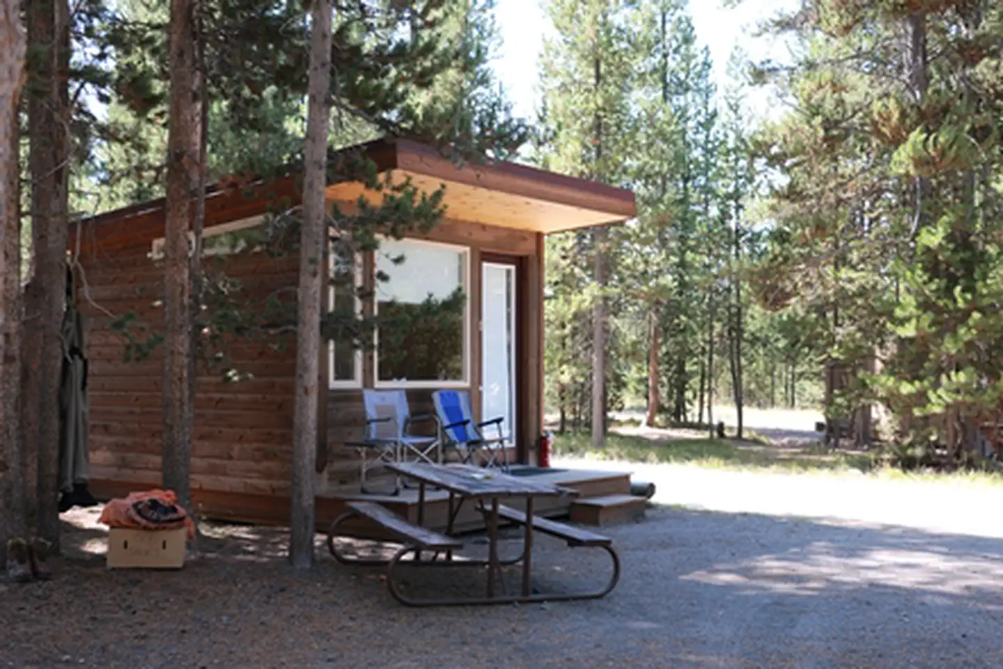 Headwaters Campground at Flagg Ranch — Headwaters Camper Cabin