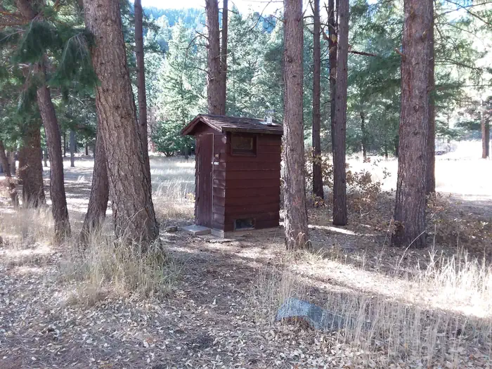 Field Tract Campground — On-site vault toilets.