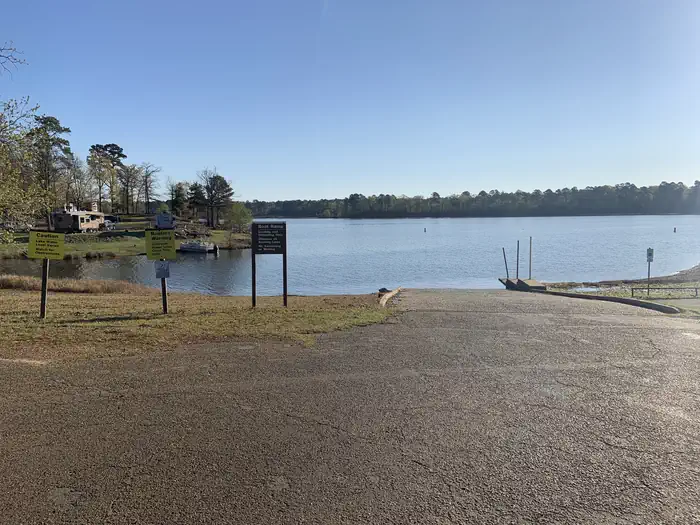 Johnson Creek Camp — Campground boat ramp