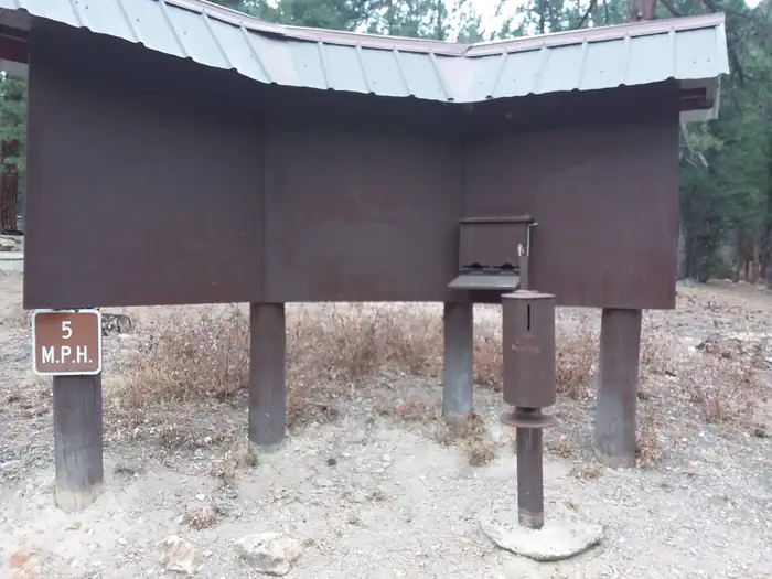 Elephant Rock Campground — Self pay station.