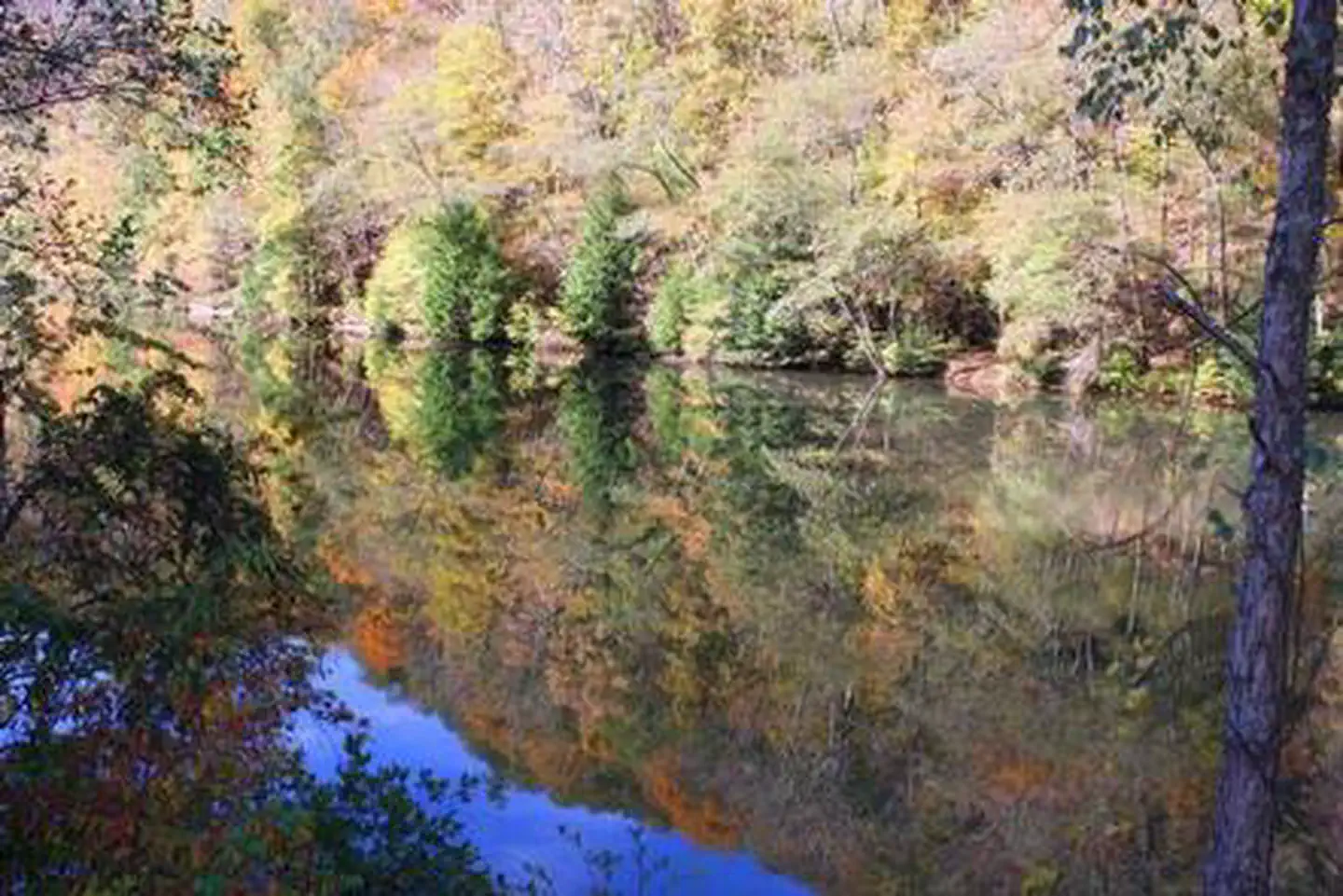 Parksville Lake RV Campground — Fall Color on Parksville Lake