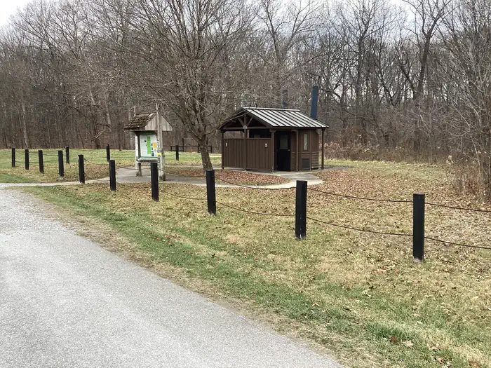 Blackwell Campground — A photo of vault toilets at Blackwell Campground
