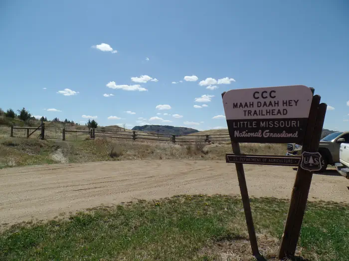 CCC Campground (ND) — Maah Daah Hey Trail day parking