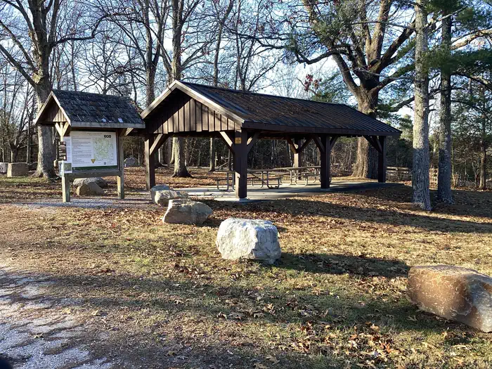 Youngs Creek Campground — A photo of pavilion at Youngs Creek Campground
