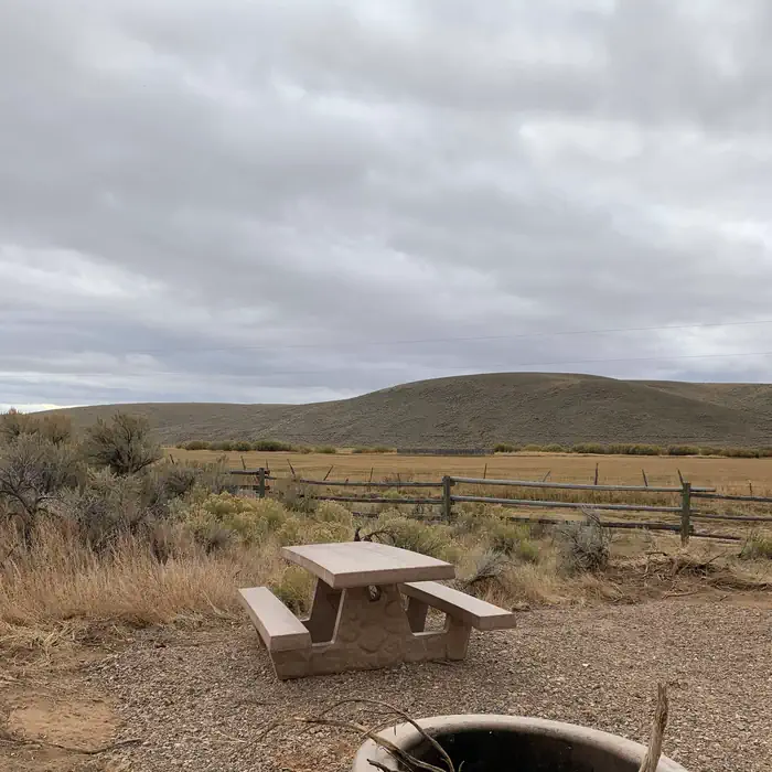 Little Creek Campground — Average site at Little Creek Campground