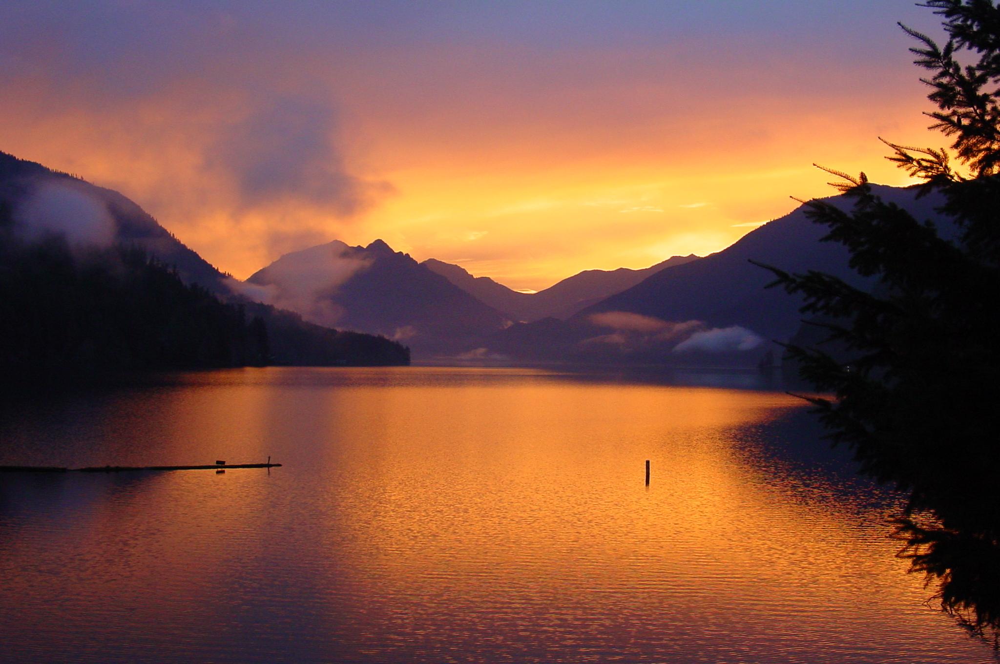 Fairholme Campground — Sunrise from Fairholme Campground 01