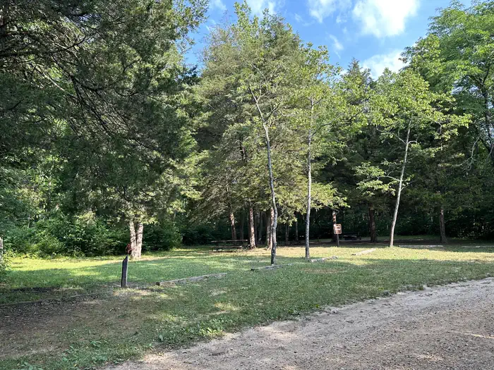 AKERS — Akers Group Campground under shade trees