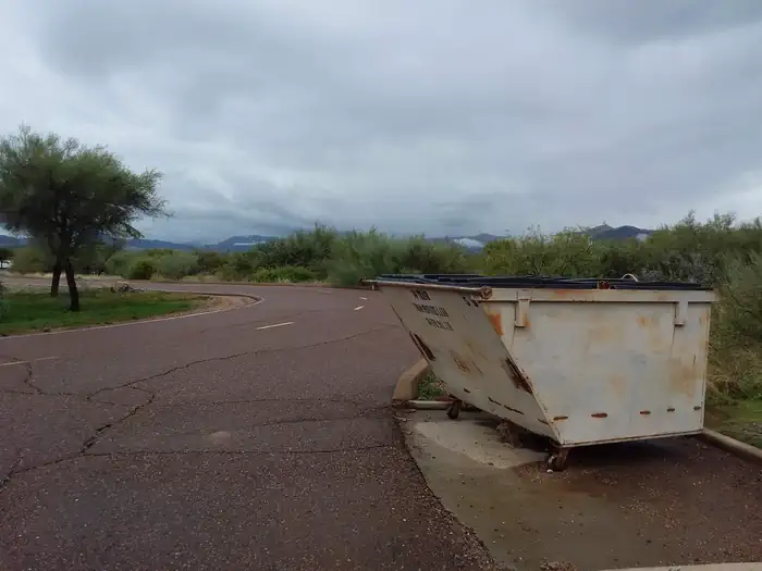 Schoolhouse Campground (AZ) — Schoolhouse Campground Trash Collection