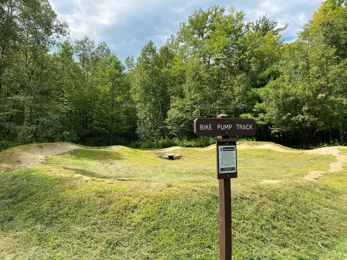 Moosalamoo Campground — Bike Pump Track at recreation field 2