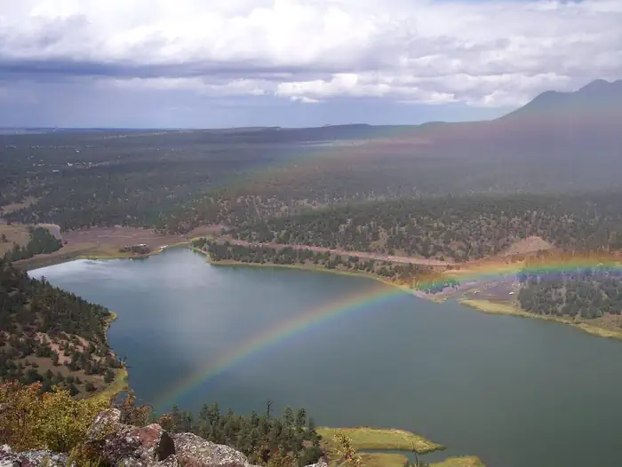 Juniper Campground (Quemado Lake) — Quemado Lake near Juniper Campground