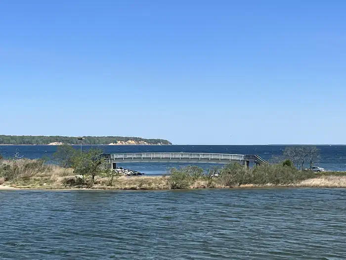 Pax River Hog Point Campgrounds — View of Chesapeake Bay 