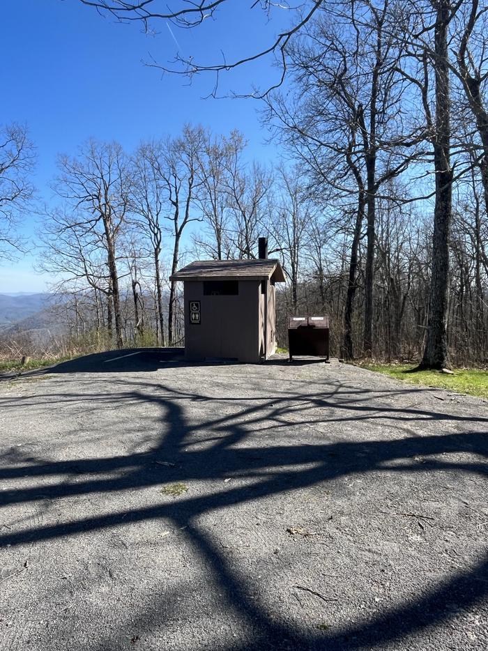 Hopkins Mountain Fireman's Cabin — Vault toilet