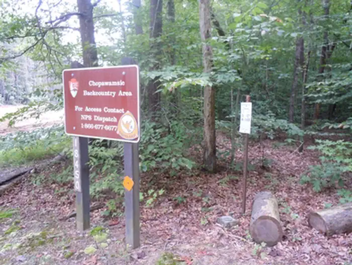 Chopawamsic Backcountry Camping Permits — Entrance to Chopawamsic