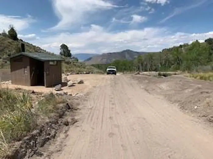 East Creek Campground — Middle restroom