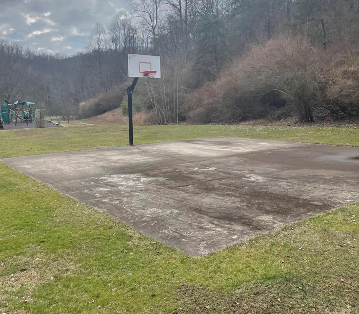 Riffle Run Campground — Basketball Court located in the upper end of Riffle Run Campground