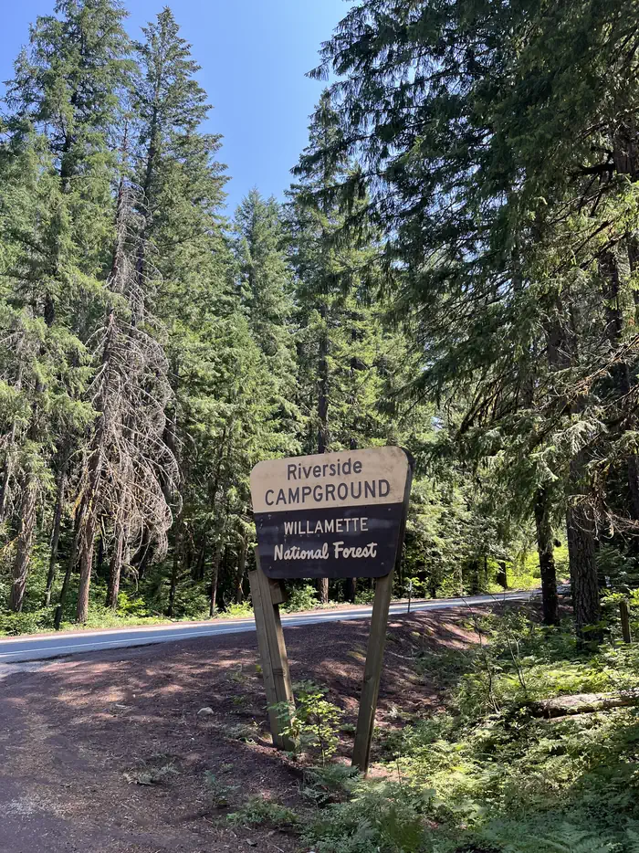 RIVERSIDE AT DETROIT (Willamette National Forest, OR) — Riverside at Detroit View