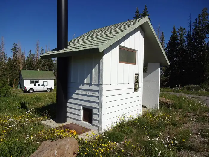 Mt Terrill Guard Station — Mt Terrill restroom