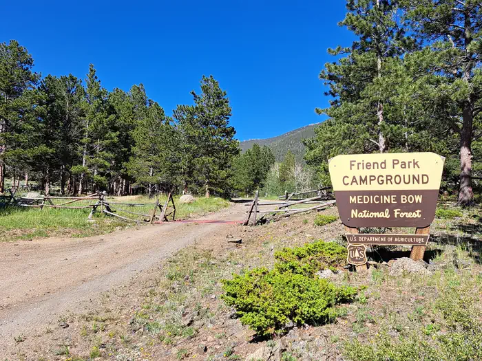 Friend Park Campground — CG Entrance