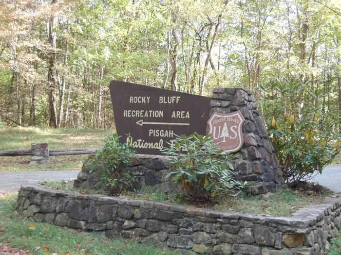 Rocky Bluff Campground — Sign