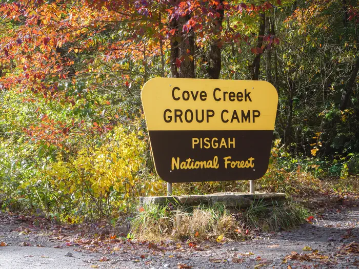COVE CREEK UPPER GROUP CAMP — COVE CREEK UPPER GROUP CAMPSITE