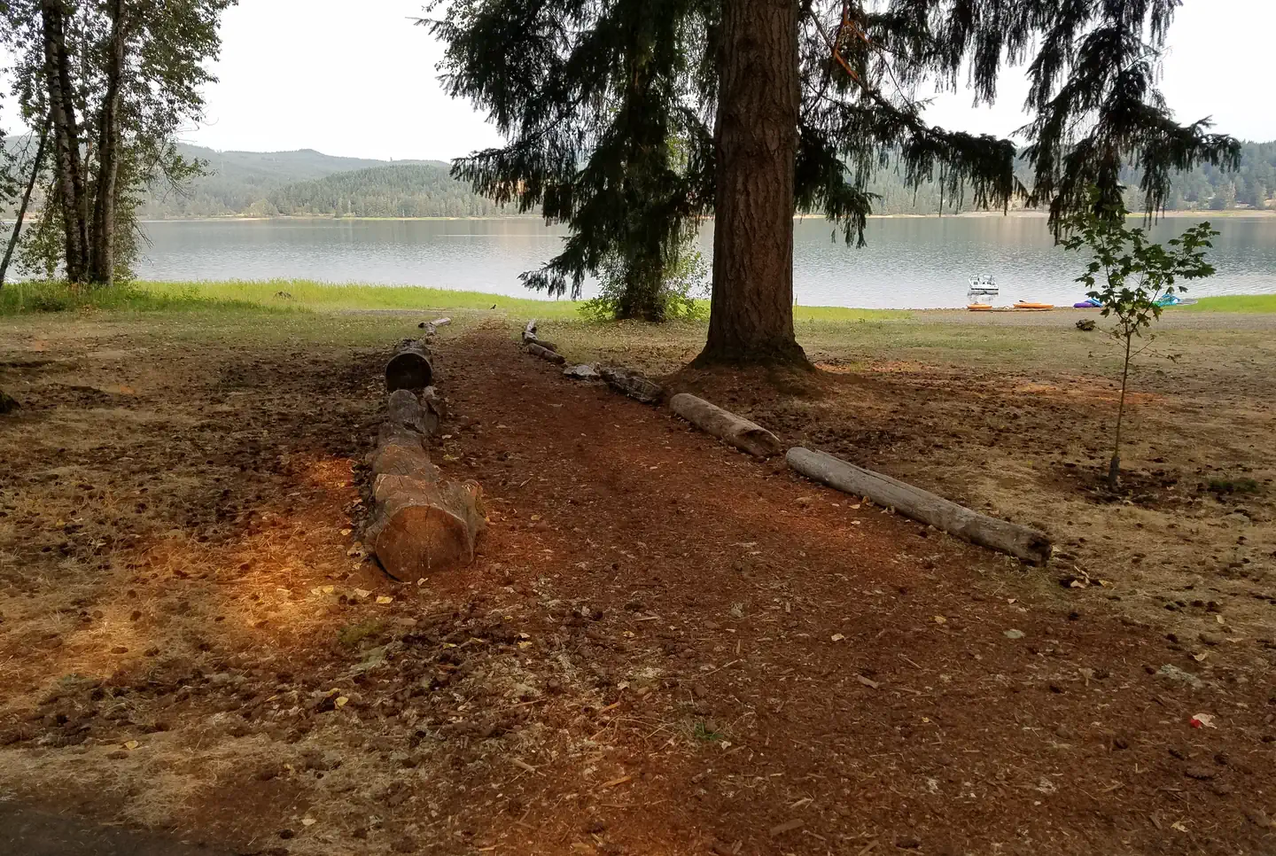 PINE MEADOWS CAMPGROUND — Path to Cottage Grove Lake