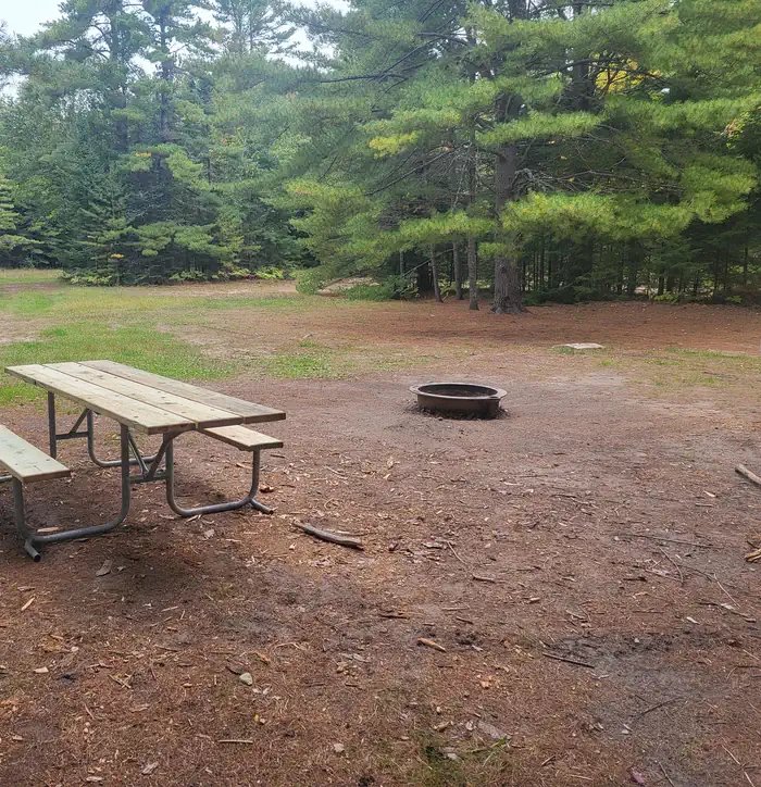 Camp Cook Campsite — Camp Cook Campsite, table and fire ring