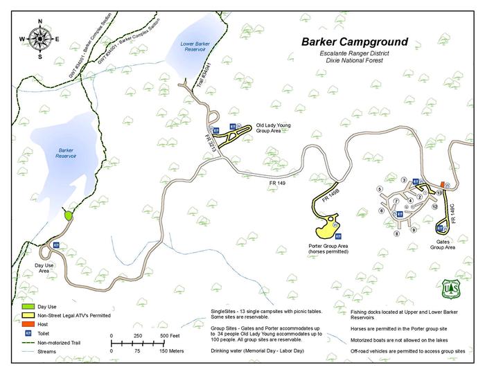 BARKER RECREATION AREA — Barker Recreation Area Map