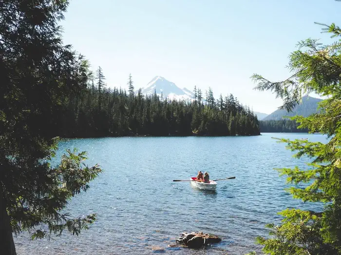 Lost Lake Resort And Campground — A quiet boat ride around Lost Lake.