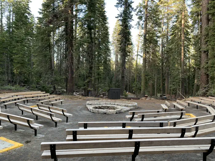 Crane Flat Campground — Crane Flat amphitheater.