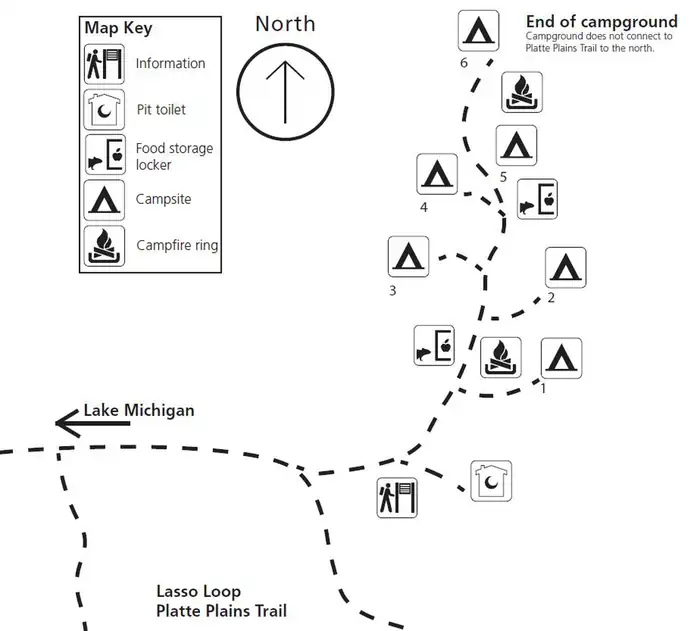 White Pine Backcountry Campground Permits — White Pine Backcountry Campground Map