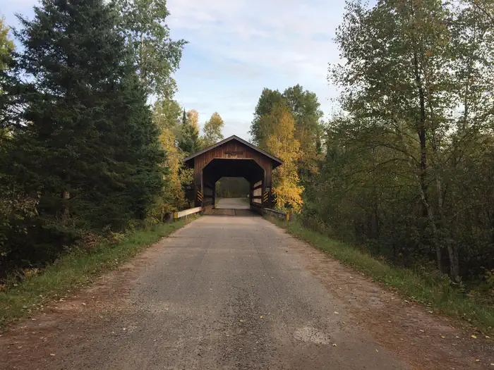 SMITH RAPIDS — Smith Rapids Covered Bridge With Early Autumn Colors