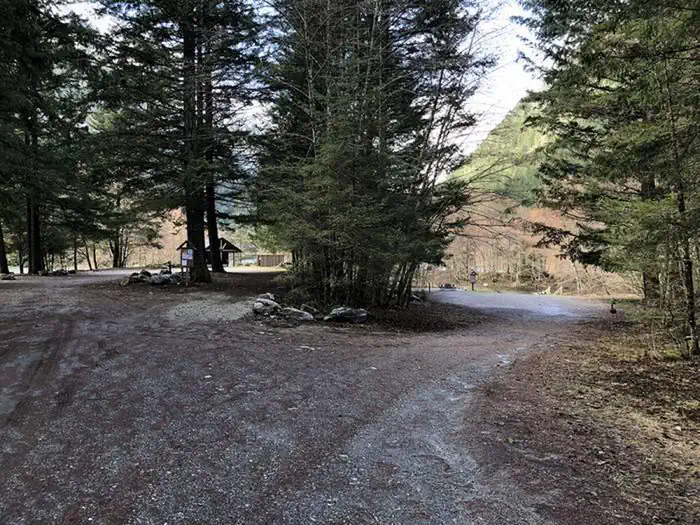Gorge Lake Campground — Gravel road loop at Gorge Lake Campground