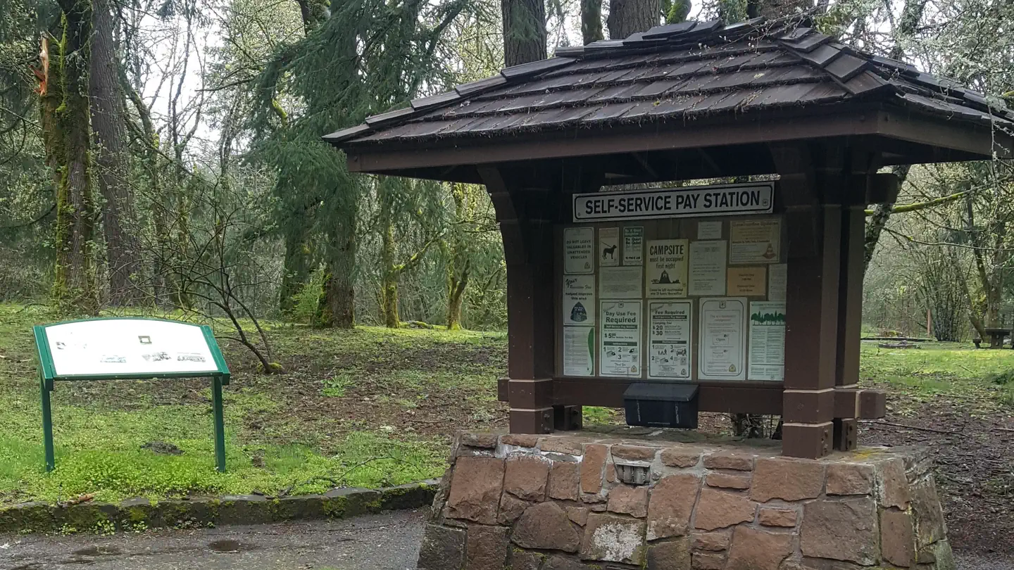 Wyeth Campground at the Gorge
