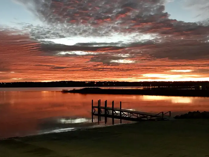 Speegleville Park — Speegleville boat ramp at sunrise