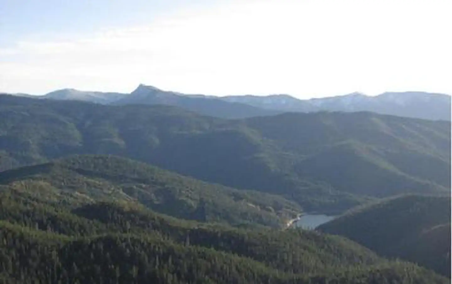 Squaw Peak Lookout — View of Acorn Woman Lake