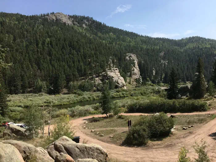 COVE CAMPGROUND — View from Cove Campground
