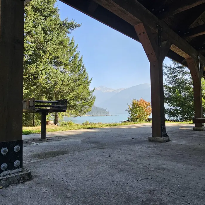 Swift Creek Campground — Baker Lake view