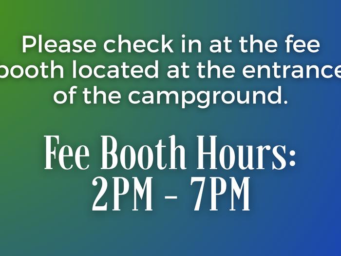 LITHIA SPRINGS — Fee Booth Hours
