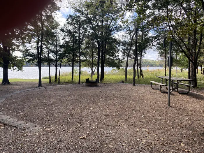Buckhorn Campground (Chickasaw) — lakeside campsite in Buckhorn Campground at Chickasaw National Recreation Area