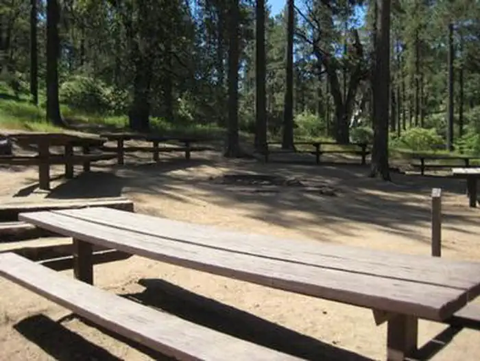 Buttercup Group Campground — Picnic Table area at Buttercup Group Camp
