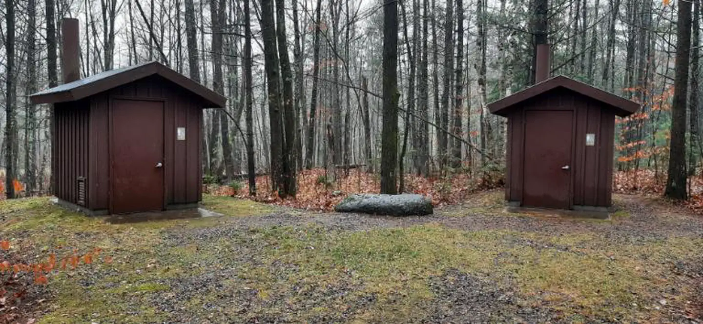 Bagley Rapids Campground — A photo of Vault Toilets at Bagley Rapids Campground.