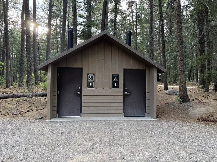 East Fork Campground (San Juan NF - CO) — A photo of facility East Fork Campground (San Juan NF - CO)
Restroom