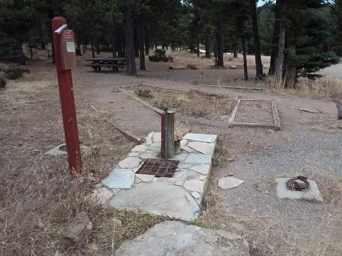 CIMARRON CAMPGROUND — CIMARRON Campground Water Spout