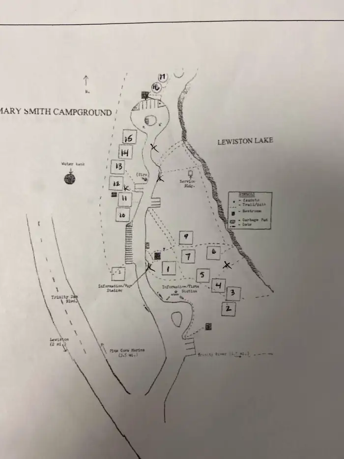 MARY SMITH CAMPGROUND — Mary Smith Map