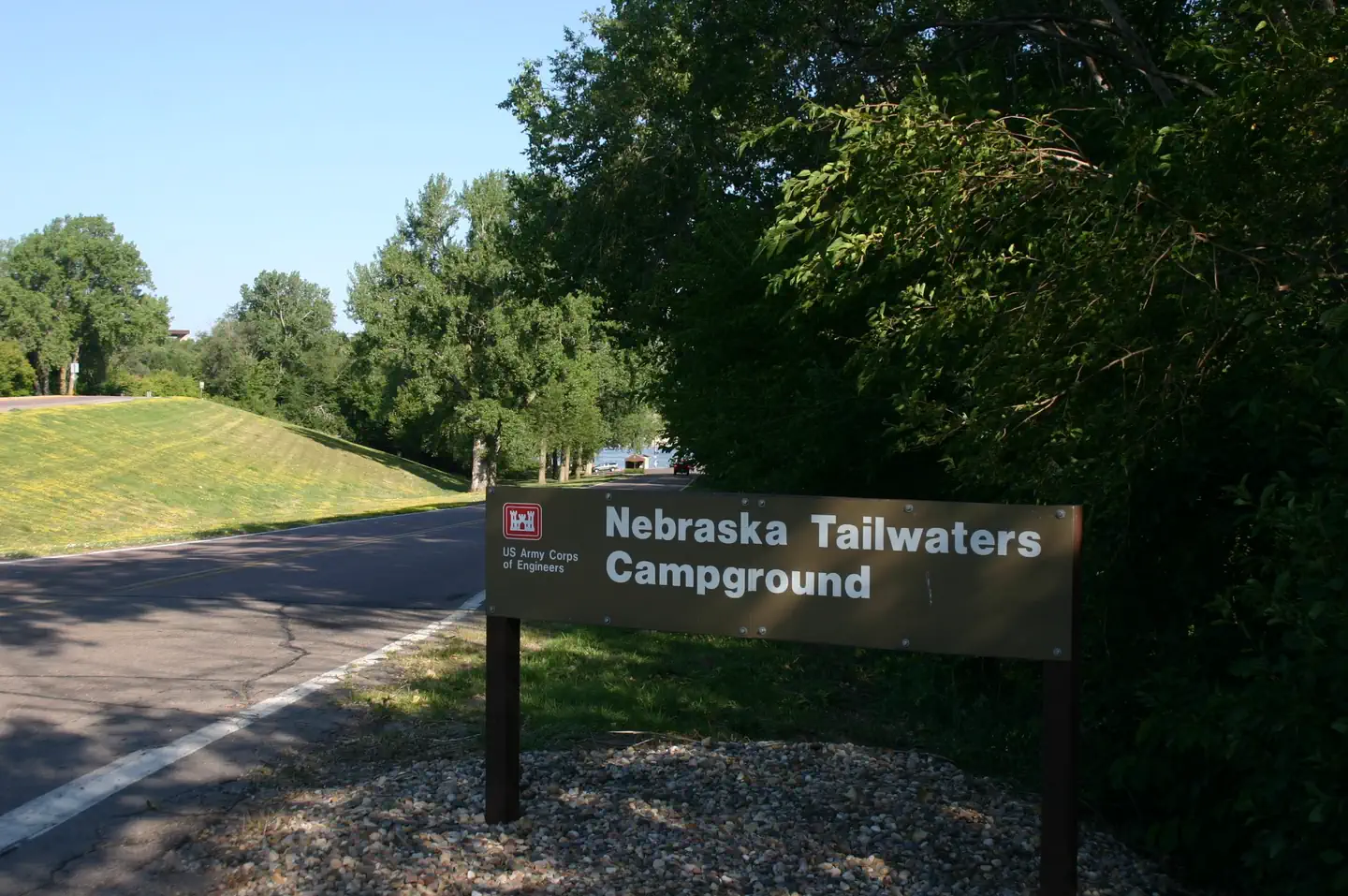 NEBRASKA TAILWATERS — Campground entrance