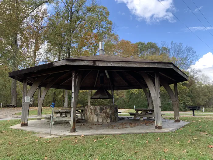LONG BRANCH — Non Reservable Shelter with fire pit, electric, and water