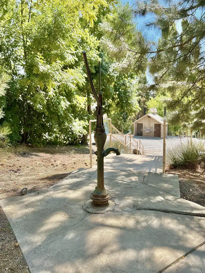 Macks Creek Campground — Original water pump